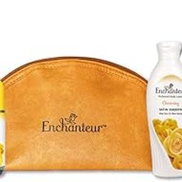 Enchanteur Charming Gift Bag with perfumed Body Lotion, Shower Gel, Deo Spray, Body Roll-on, 518ml-image-17
