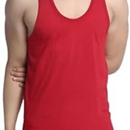 Men's Slim Fit Cotton Printed Vest Round Neck Sleeveless Sando | Ganji for Men's-3