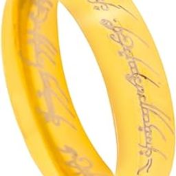 Stainless Steel Gold Band Finger Rings for Men-image-17