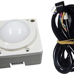 2 Inch White Ball Arcade Game Trackball Compatible with Jamma 412-in-1 Game Elf-picture-21