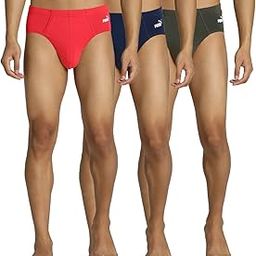 Men's Cotton Stretch Brief BSC 02-Pk of 3 Regular Printed Briefs (Pack 3)-10