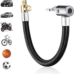 CoolShef 23” Tire Inflator Hose Adapter with Deflation Valve, Quick Air Release, Clip-On Connector Extension Hose for Tire Inflators, High-Pressure Tube for Car, Motorcycle, Bicycle-16
