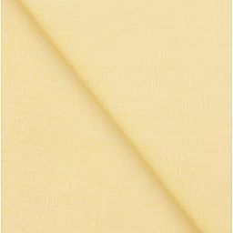 Men's Linen Blended Cotton Shirt Piece (Light Yellow)-picture-29