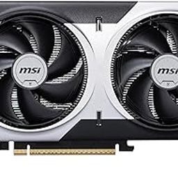 MSI GeForce RTX 5060 Ti 8G Ventus 2X OC Plus Graphic Card - NVIDIA GeForce RTX 5060 Ti GPU, 8GB GDDR7 128-bit Memory, 28 Gbps, PCI Express Gen 5 x16 Interface, Upto 2602 MHz, STORMFORCE Fan-30