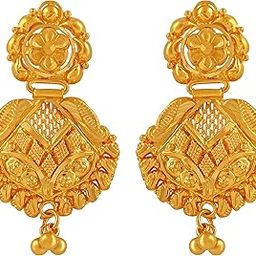 Swarnavarsham BIS Hallmarked 916 Ladies Designer Earring 6 Gm-image-14