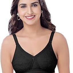 Brida Barsa Cotton Non-Padded Wireless Bra – Full Coverage, Double Layer for Everyday Comfort-image-0