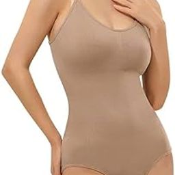 Bodysuit for Women Tummy Control Shapewear Seamless Sculpting Thong Body Shaper Tank Top-image-67