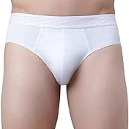Men Solid Microfiber Tactel Brief- 4 Way Stretch, Ultra Soft, Label Free Comfort-8