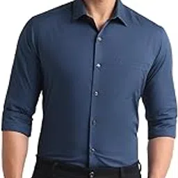 arrow Manhattan Slim Fit Pure Cotton Shirt-picture-48