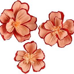 UJEAVETTE 3Pcs Tissue Paper Flowers Wedding Decoration for Party Supplies Home Bedroom-image-10
