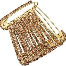 FASHIONS Stone Safety Pins Brooch Dress Kurtis Pallu Dupatta Chunari Scarf Sarees Pleats Saree Pin for women-image-73