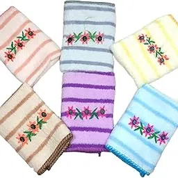 chacko Ladies Hanky Pure Cotton Handkerchief for Women and Girls (Multicolor)-picture-21