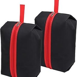 Double R Bags Shoe Bags for Travel Pack of 2, Shoe Storage Organizer with Zipper Closure, Portable Shoe Pouch with Handle for Men & Women Travel Accessories Vacation-3