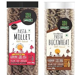 NutraHi Millet Gluten Free Pasta + Buckwheat Gluten Free Pasta 200g Each (Combo)-image-67