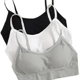 Shoppy Villa Women's Sports Bras Cotton Padded Bra Girl's Sports Bras Combo Bra Pack of 3-image-21
