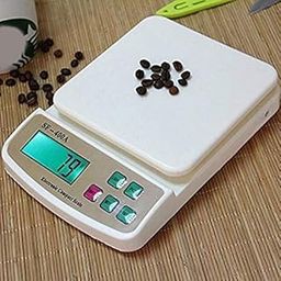 Homeverse Digital Kitchen Scale with LCD Display, 10kg Capacity | White | Measuring Food, Cake, Vegetable, Cooking, Baking, Meal Prep, Fitness & Diet | 2x Batteries Included-19