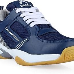 BD-01 Badminton Shoes for Men/Rubber Sole with Upper Mesh Ideal for Badminton,Squash,Table Tennis,Volleyball |Durable Skin Light| Non-Marking| Hexa Grip |Light Weight (Navy)-image-27