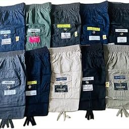 Elegant Design 100% Cotton Solid Color Shorts for Boys and Girls Regular Fit Multicolor (Pack of Any 3)-image-99