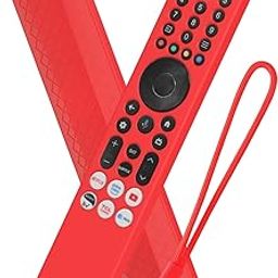 Cotbolt Silicone TV Remote Cover Compatible with TCL iFFALCON Smart Tv Remote 2025 Models RC833A 4K QLED Google TV (Red) [Remote NOT Included]-image-72