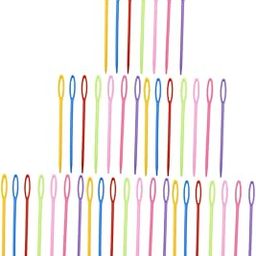 HOODANCOS Knitting Tools Set 1000pcs Plastic Yarn Needles Darning Needles for Boys and Girls Beginners-image-65