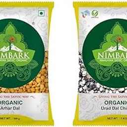 NIMBARK Arhar (Tur) Dal | Pigeon Pea Split | Protein-Rich & Best Lentils | 500gm + Urad Dal Chhilka (Black Beans Split) | Nutritious & Delicious | 1kg | Unpolished-3