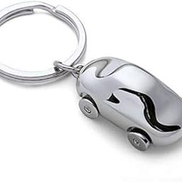 IKTU Mini Metal Car Key Chain (Silver)-image-5