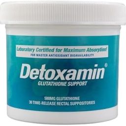FM NUTRITION Detoxamin India Glutathione Suppositories, 500mg,No EDTA-image-71