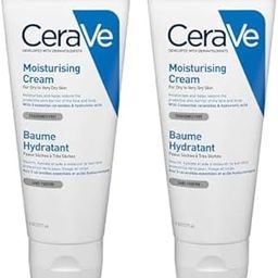 CeraVe Moisturizing Cream For Dry To Very Dry Skin (177ml) - Formulated with 3 Essential Ceramides And Hyaluronic Acid | Non-Comedogenic Moisturizer For Face and Body (Pack of 2)-image-39