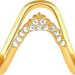 925 Silver Golden Dreamy Sparkle Ring,Adjustable | Rings for Girls and Women | With Certificate of Authenticity and 925 Stamp | 6 Months Warranty-image-13