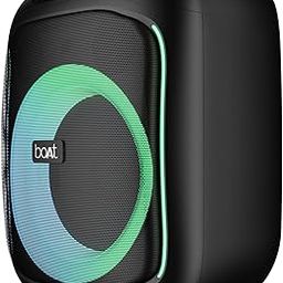 boAt PartyPal 195 Speaker with 50 W Signature Sound, Karaoke with Mic, Up to 6 hrs Playtime, TWS Mode, Bluetooth v5.0, AUX Port, & USB Type-C Port(Midnight Black)-14