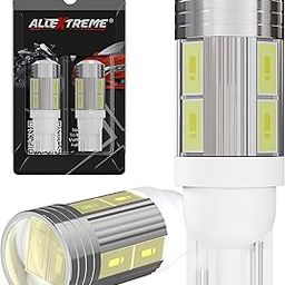 Allextreme EXT10PS Universal T10 LED Parking Light 10 SMD Super Bright Interior Pilot License Plate Dome Indicator Lamp Bulb for Car Bike and Motorcycle (3W, White, 2 PCS)-25