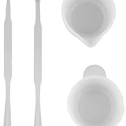 MERISHOPP®2x4pcs Silicone Resin Measuring Mixing Cup Stick DIY Jewelry Resin Glue Tools|Crafts | Multi-Purpose Craft Supplies | Crafting Pieces | Resin Craft Molds & Supplies-image-75