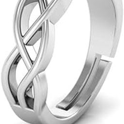 miss highness 925 Sterling Silver Celtic Knot Ring for Men | Intricate Design, Adjustable Band | Hypoallergenic & Tarnish-Resistant Jewelry-picture-12
