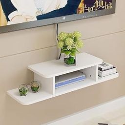 FireBees wooden setop box stand,wooden stand for wifi,console,remote or dish,wall Mount wooden stand,TV Unit Wooden(CB White)-image-12