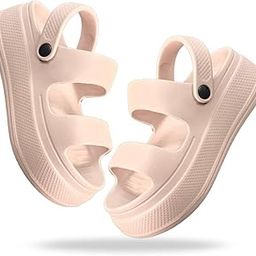 Women Fashionable Comfortable Lightweight Slingback Clogs Sandals, Outdoor EVA Clogs-image-7