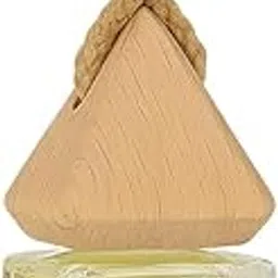 Shrida WoodAura Hanging Car Air Freshener | 10ml Long Lasting Sandalwood Essential Oil Car Perfume with Wooden Diffuser Lid | Natural Odor Eliminator | Luxury Car Interior Accessory-image-13