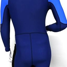 Ubersweet® Scuba Diving Snorkeling Surfing Suit Zip Full Wetsuit L White for Men-image-26