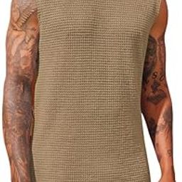 Men's Workout Tank Tops Sleeveless Stylish T Shirt Muscle Gym Fitness Tee B L2707 VK-image-81