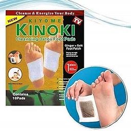 Kinoki pad (Cleansing foot detox at home) 10 pads free size-image-83