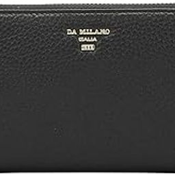 da milano Genuine Leather Black Zip Around Women Wallet (10034OL)-picture-26