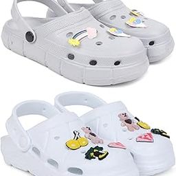 Combo Pack of 2 Slipper/Flip Flops/Slides/Clogs/Sandals with Adjustable Back Strap for Women (WCL-Ranbo,WCL-123)-image-56