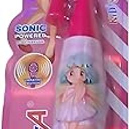 AMB Girls Cartoon Printed Extra Soft Electric Battery Powered Toothbrush for Girls| Electric Pink Toothbrush For Boys and Girls-12