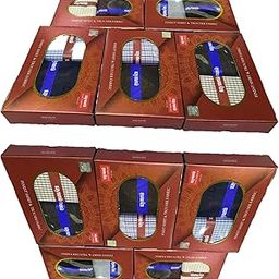 Raymond Makers Men's Synthetic Unstitched Fabric for Shirt & Trouser Combo (Multicolour, Free Size) - Pack of 10-image-44