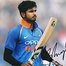 Original Autographed Photo of Indian Cricketer Shreyas Iyer-image-95
