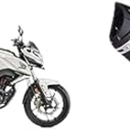 Vheelocityin ExhaustShop Edge Tip Motorcycle Exhaust Silencer for Honda CB Hornet 160R (Black)-image-88