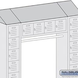 77759BL 18-Inch Deep Sloping Hood for Box Style Bridge Locker, Blue-image-20