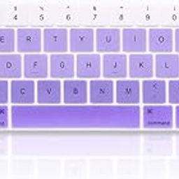 Oaky Premium Keyboard Cover for MacBook Pro 13/15 inch with Touch Bar Release 2018,2017, 2016 Model A1706, A1707, A1989, A1990 Keyboard Protective Skin - Purple-picture-22