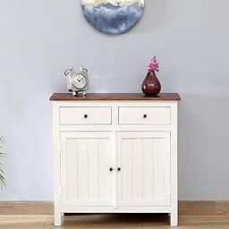 Woodefly Solid Wood Sideboard for Living Room | Elegant Simplicity Wooden Sideboard for Home Organization with Drawer & Doors Storage (Small (Less Than 20 in Width and 30 in Height))-image-43