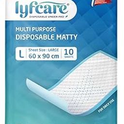 Disposable Underpads for Adults Diapers, 60 x 90 Large – 10 Units (Large, 10, Count)-picture-27