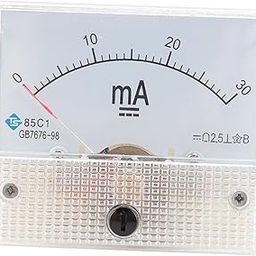 TRENDYNEST Rectangular Needle DC Ammeter Current Panel Meter Class 2.5 Charging Battery 0-30MA | Panel Meters | Test Meters & Detectors | Test, Measurement & Inspection | Electrical & Test Equipment-image-51